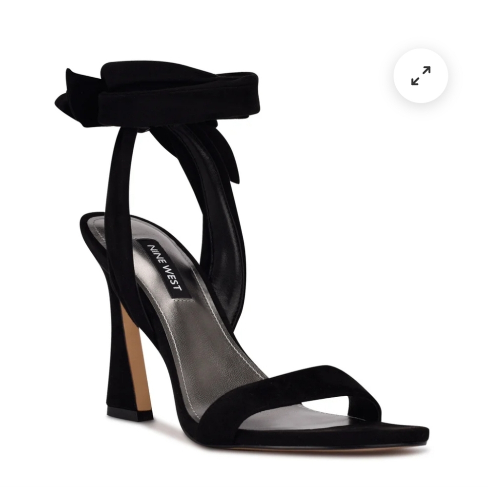 New Nine West Kelsie Ankle Wrap Heeled Sandal
